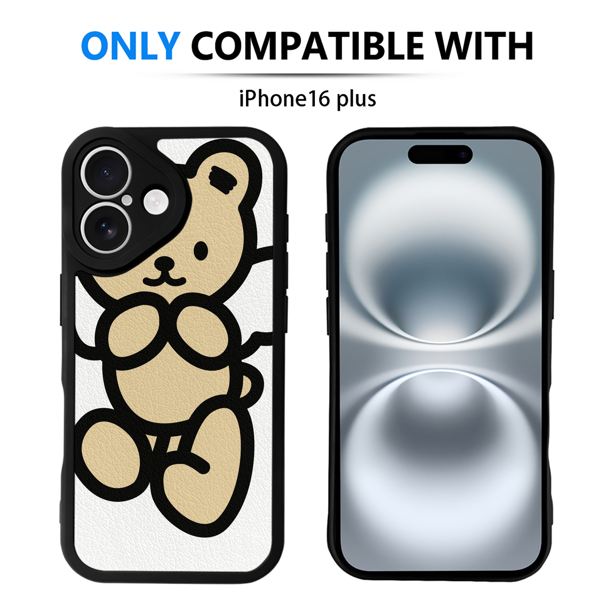 （画像用） Hello Kitty ハローキティ 【iPhone 16シリーズ対応】シリコンスマホケース（レザー調） 材質：シリコン